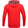 Pro Standard Mens NBA Classic Chenille Pull Over Hoodie(Red)
