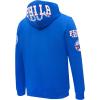 Pro Standard Mens NBA Classic Chenille Pull Over Hoodie(Royal Blue)