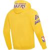 Pro Standard Mens NBA Classic Chenille Pull Over Hoodie(Yellow)