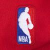 Pro Standard Womens NBA Retro Classics Brushed Back French Terry Cropped Pullover Hoodie(Red/Black)