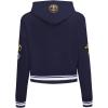 Pro Standard Womens NBA Retro Classics Brushed Back French Terry Cropped Pullover Hoodie(Team Color)