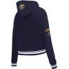 Pro Standard Womens NBA Retro Classics Brushed Back French Terry Cropped Pullover Hoodie(Team Color)