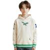 Pro Standard Big Boys NFL Retro Classics Pull Over Hoodie(Eggshell/ Kelly Green)