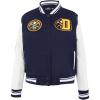 Pro Standard Womens NBA Mash Up Varsity Jacket(Midnight Navy/White)