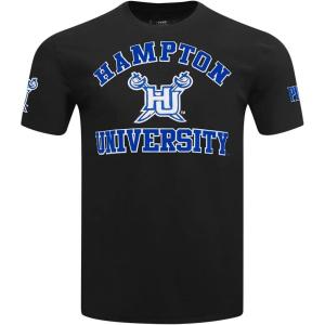 Pro Standard Mens Hampton University Classic Chenille Short Sleeve Tee Black L