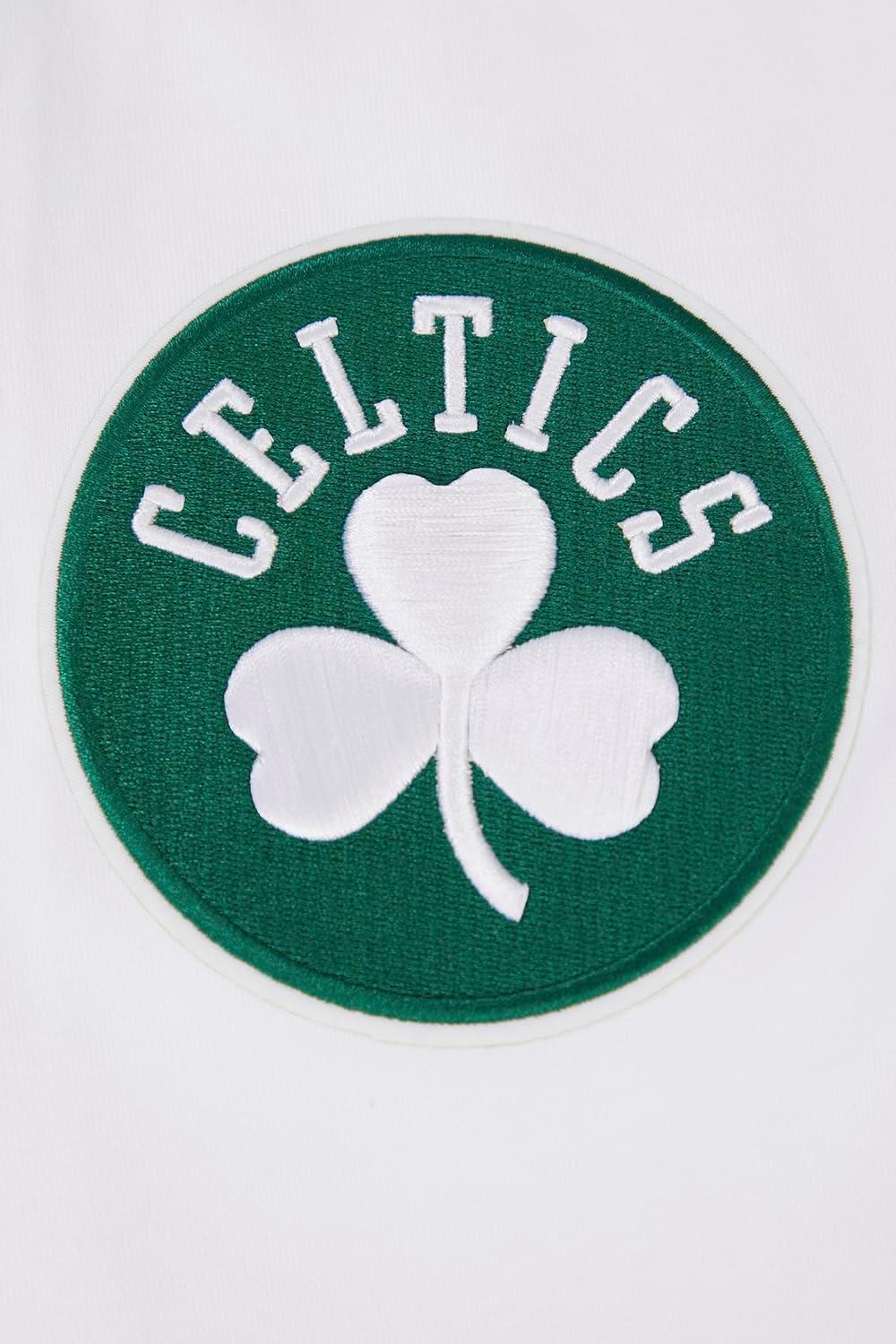image:imagePro Standard Mens NBA Boston Celtics Classic Chenille Full Zip Hoodie White S