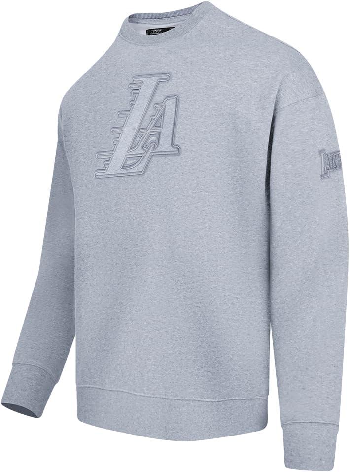 image:imagePro Standard Mens NBA Mash Up Crewneck SweatshirtDark Heather Gray