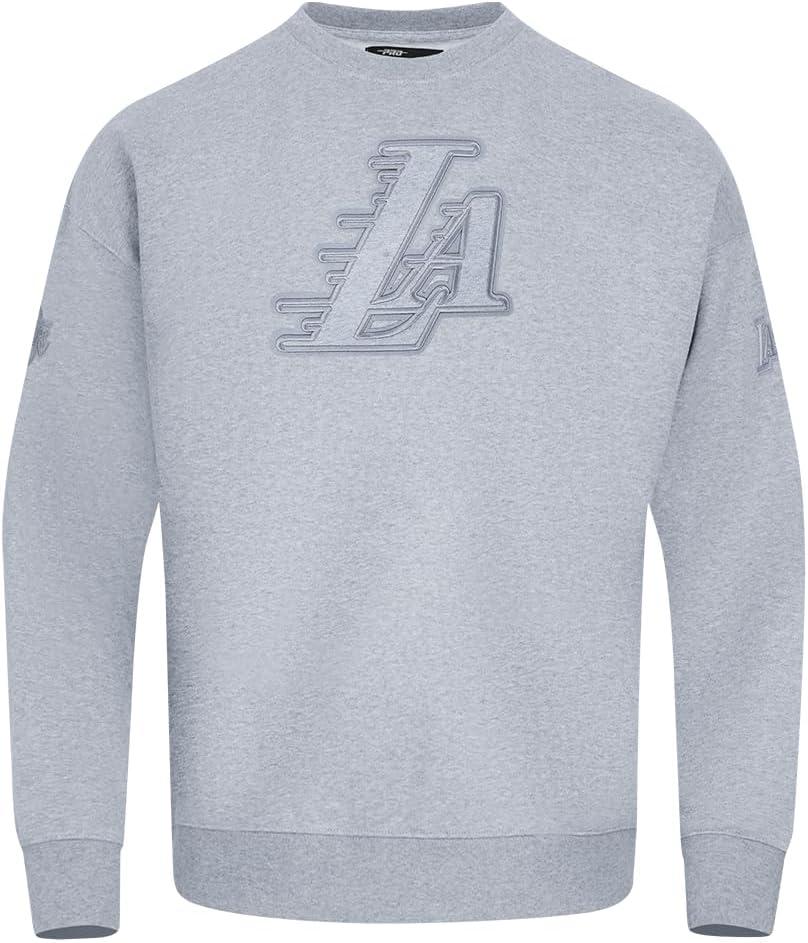 image:imagePro Standard Mens NBA Mash Up Crewneck SweatshirtDark Heather Gray