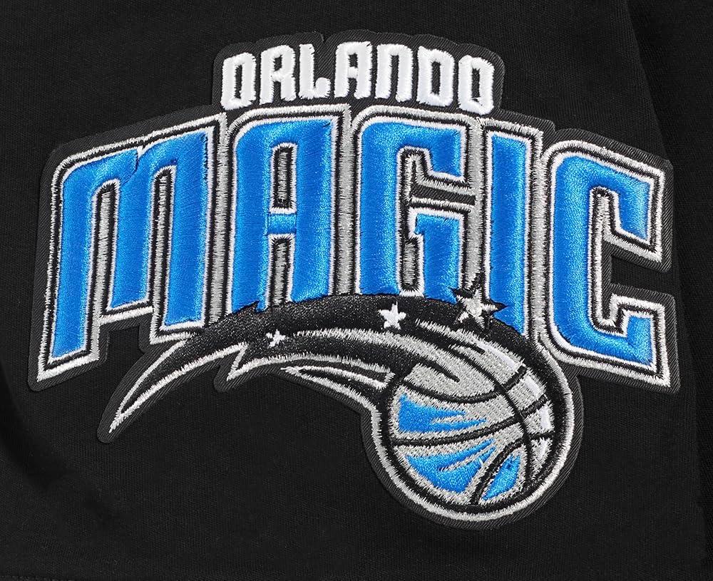 image:imagePro Standard Mens NBA Orlando Magic Classic Chenille Short Sleeve Tee Black XL