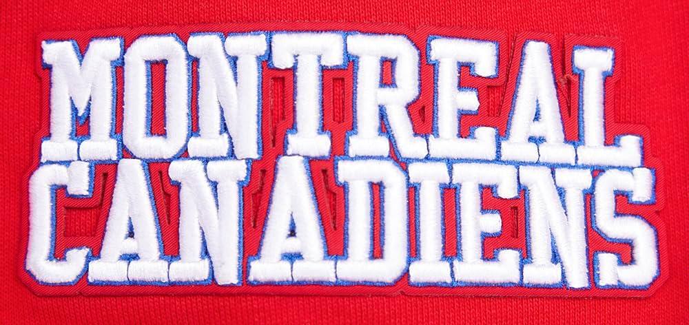 image:imagePro Standard Mens NHL Retro Classics Brushed Back French Terry Pull Over HoodieRed