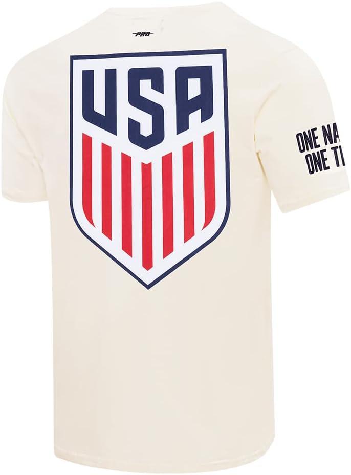 image:imagePro Standard Mens USSF US Soccer Classic Chenille SS TEE Eggshell S