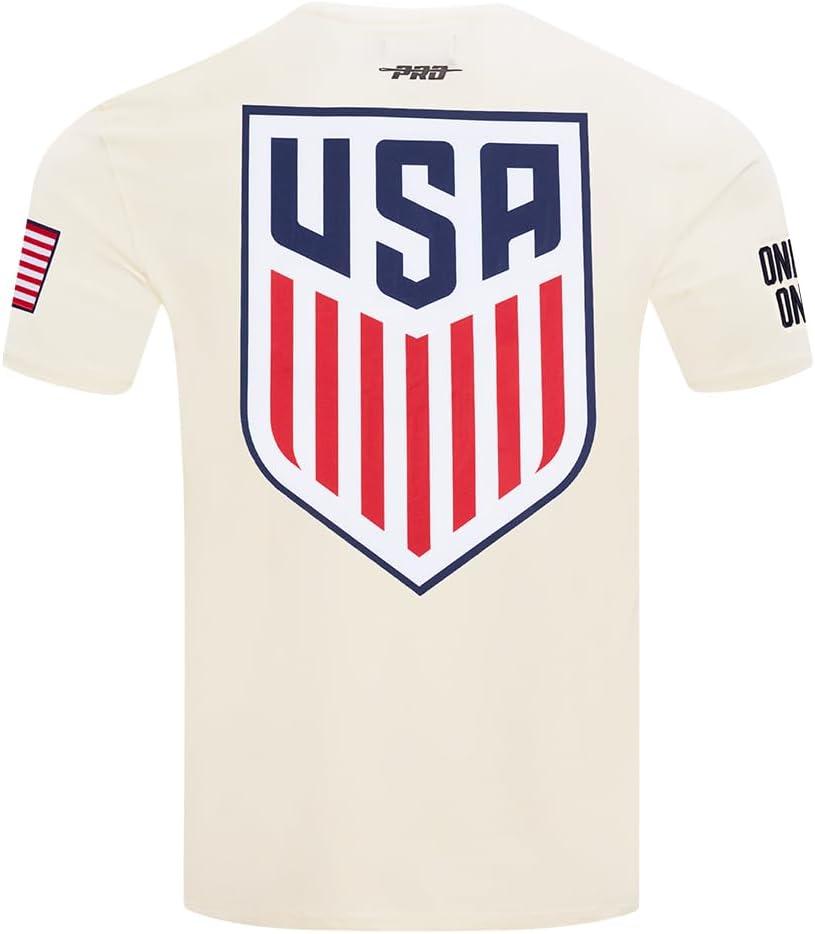 image:imagePro Standard Mens USSF US Soccer Classic Chenille SS TEE Eggshell S