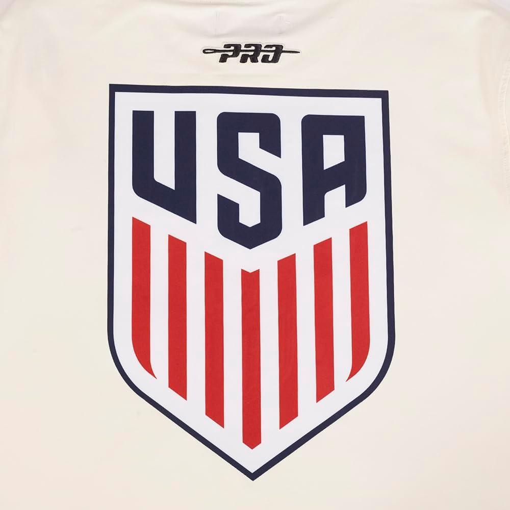 image:imagePro Standard Mens USSF US Soccer Classic Chenille SS TEE Eggshell S