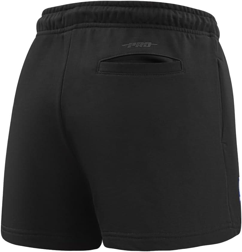 image:imagePro Standard NBA Womens Womens NBA Classic Chenille Brushed Back French Terry Fleece ShortBlack