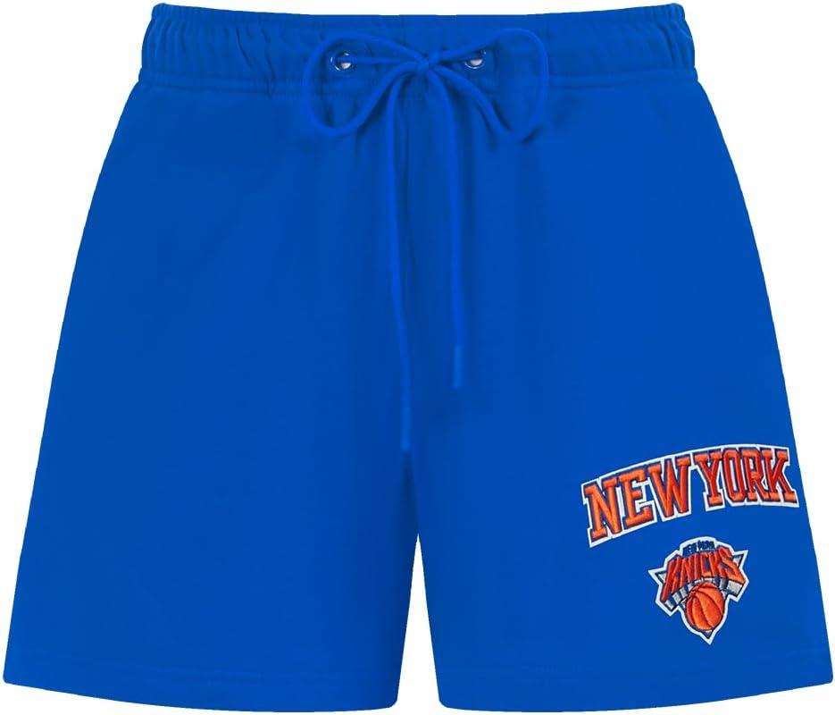 image:imagePro Standard NBA Womens Womens NBA Classic Chenille Brushed Back French Terry Fleece ShortRoyal Blue