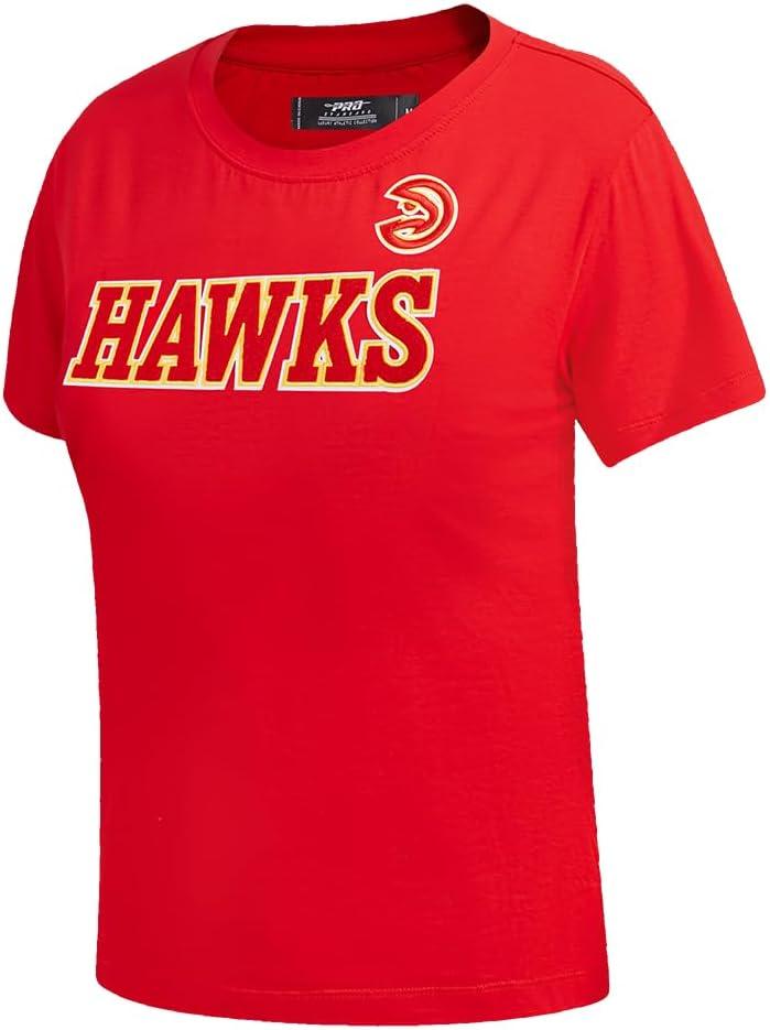 image:imagePro Standard NBA Womens Womens NBA Classic Chenille Cotton Single Jersey Short Sleeve Slim TeeRed