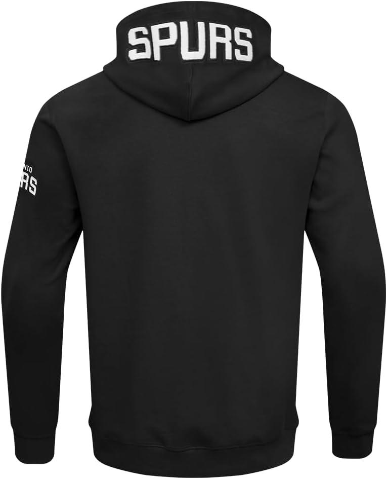image:imagePro Standard NBA mens Mens Nba Classic Chenille Cotton Double Knit Full Zip HoodieBlack