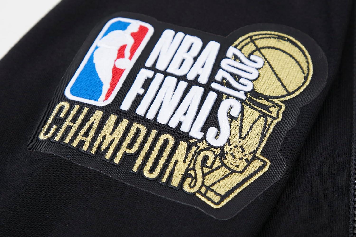 image:imagePro Standard NBA mens Mens Nba Classic Chenille Cotton Double Knit Full Zip HoodieBlack
