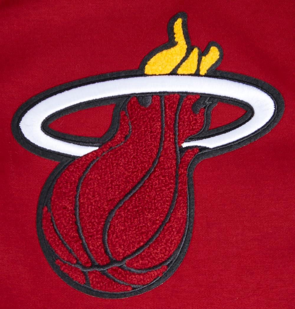 image:imagePro Standard NBA mens Mens Nba Classic Chenille Cotton Double Knit Full Zip HoodieCardinal Red