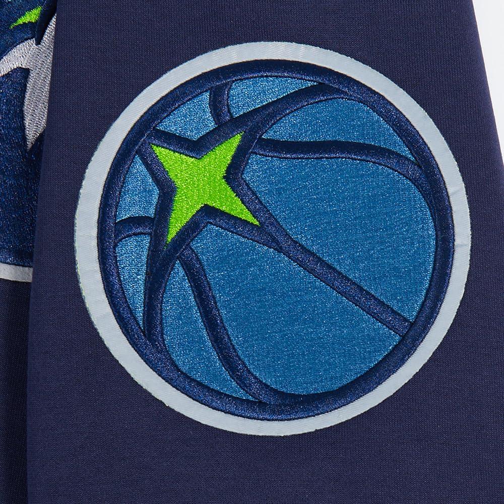 image:imagePro Standard NBA mens Mens Nba Classic Chenille Cotton Double Knit Full Zip HoodieMidnight Navy