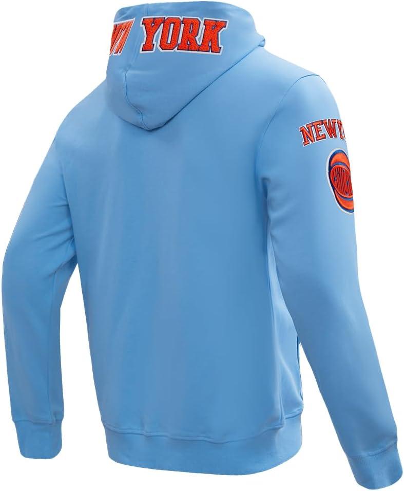 image:imagePro Standard NBA mens Mens Nba Classic Chenille Cotton Double Knit Full Zip HoodieUniversity Blue