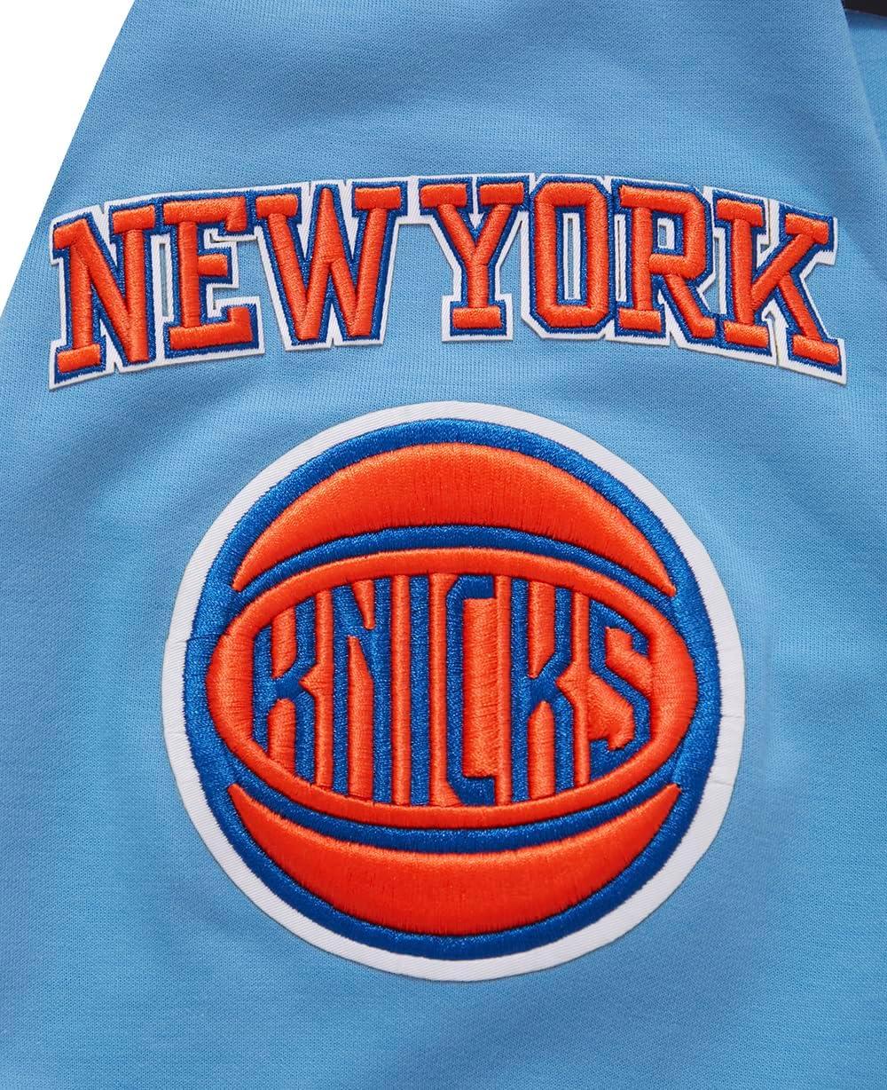 image:imagePro Standard NBA mens Mens Nba Classic Chenille Cotton Double Knit Full Zip HoodieUniversity Blue