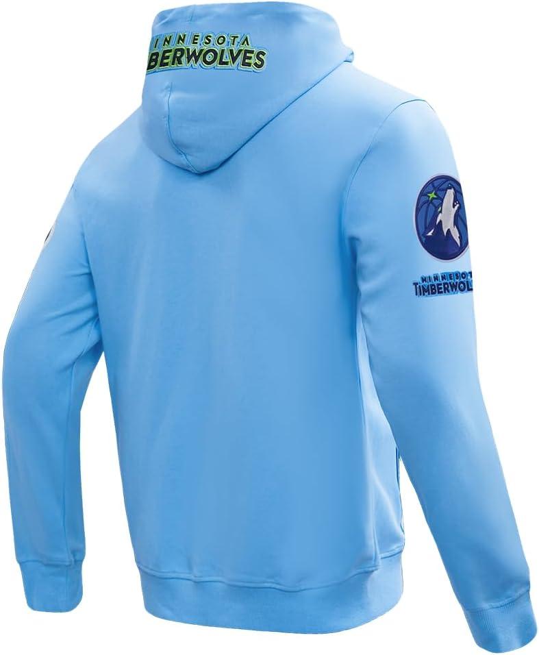 image:imagePro Standard NBA mens Mens Nba Classic Chenille Cotton Double Knit Full Zip HoodieUniversity Blue