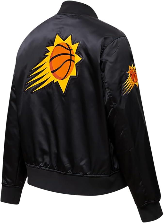 image:imagePro Standard NBA womens Womens Nba Classic Chenille Satin JacketBlack