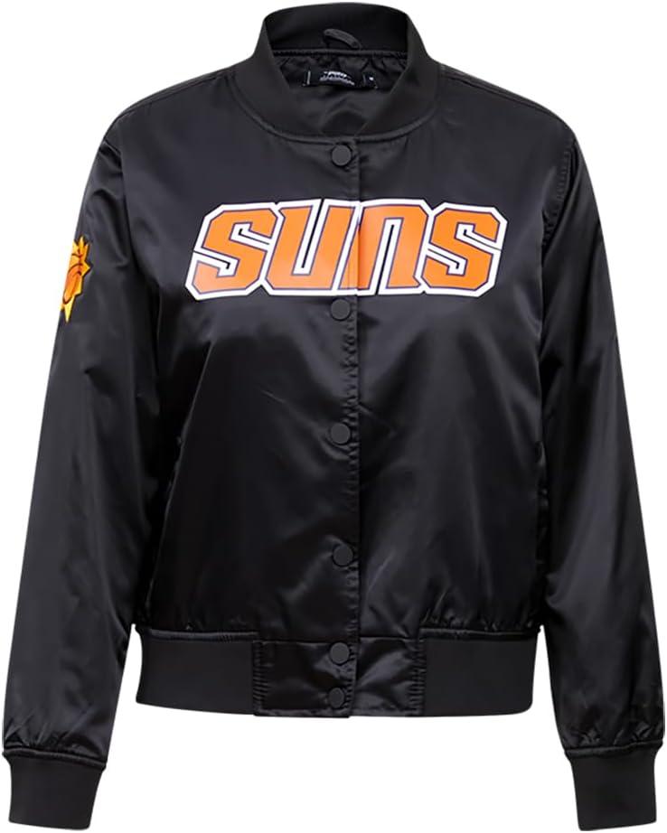 image:imagePro Standard NBA womens Womens Nba Classic Chenille Satin JacketBlack