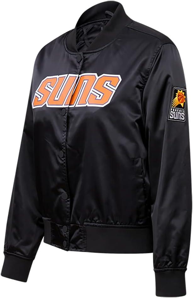 image:imagePro Standard NBA womens Womens Nba Classic Chenille Satin JacketBlack