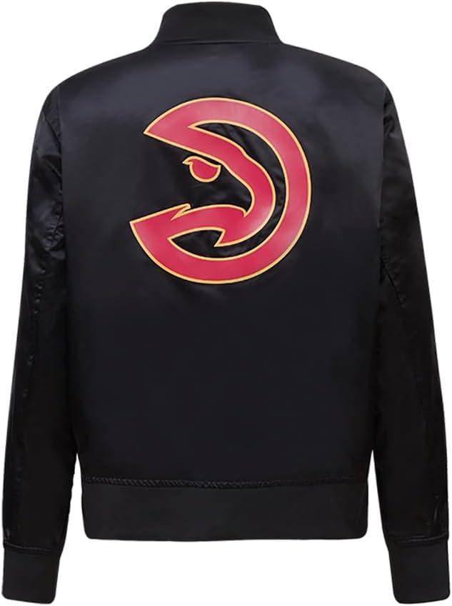 image:imagePro Standard NBA womens Womens Nba Classic Chenille Satin JacketBlack