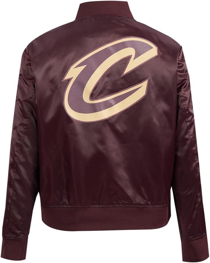 image:imagePro Standard NBA womens Womens Nba Classic Chenille Satin JacketWine