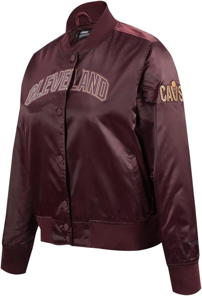 image:imagePro Standard NBA womens Womens Nba Classic Chenille Satin JacketWine