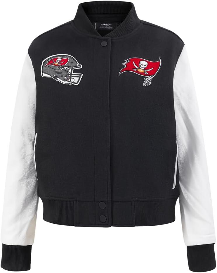 image:imagePro Standard Womens NFL Classic Chenille Varsity JacketBlack