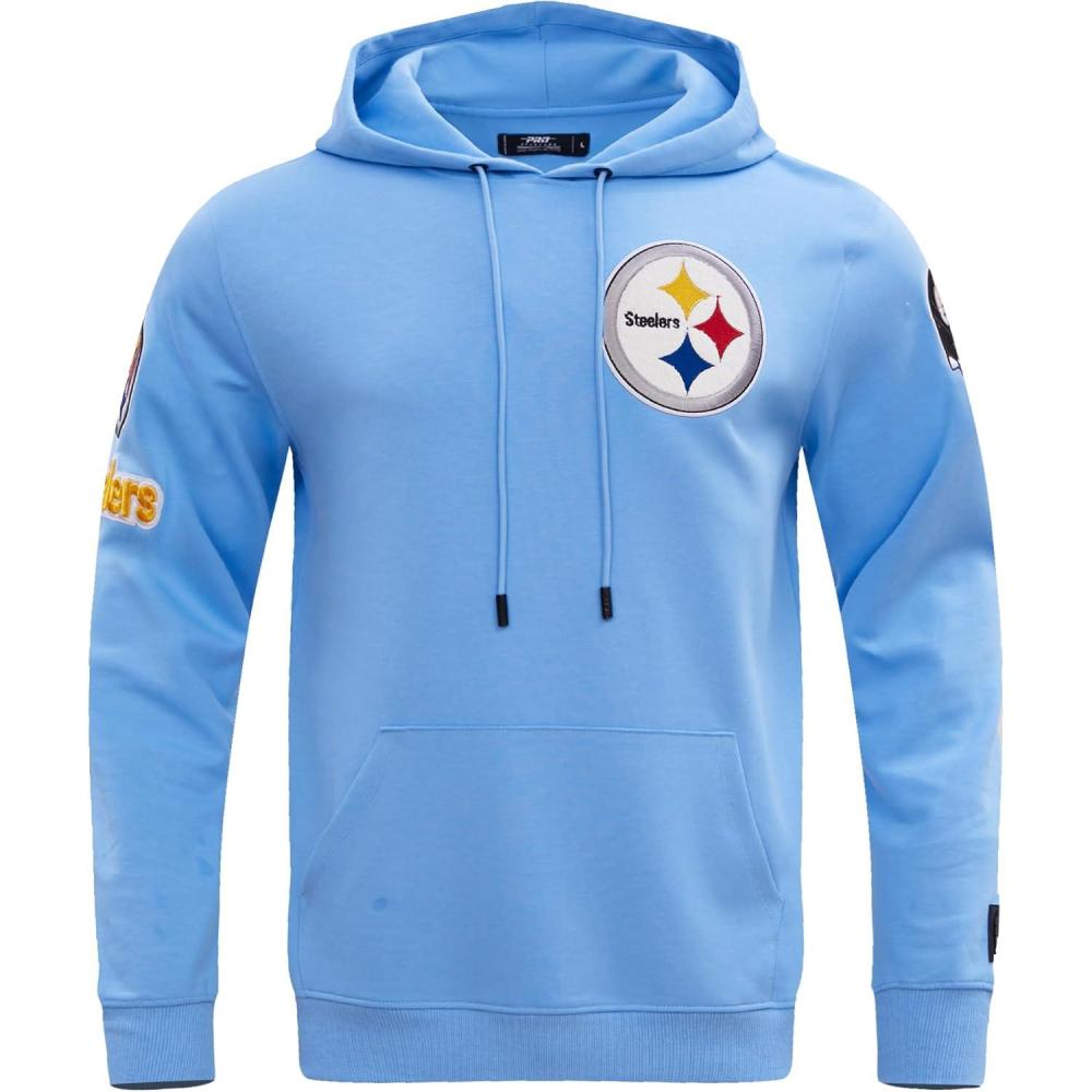 image:imageNFL PITTSBURGH STEELERS CLASSIC CHENILLE MENS PO HOODIEUniversity Blue