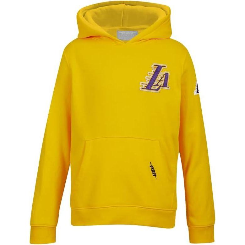 image:imagePro Standard Big Boys NBA Classic Chenille Fleece Pull Over HoodieYellow