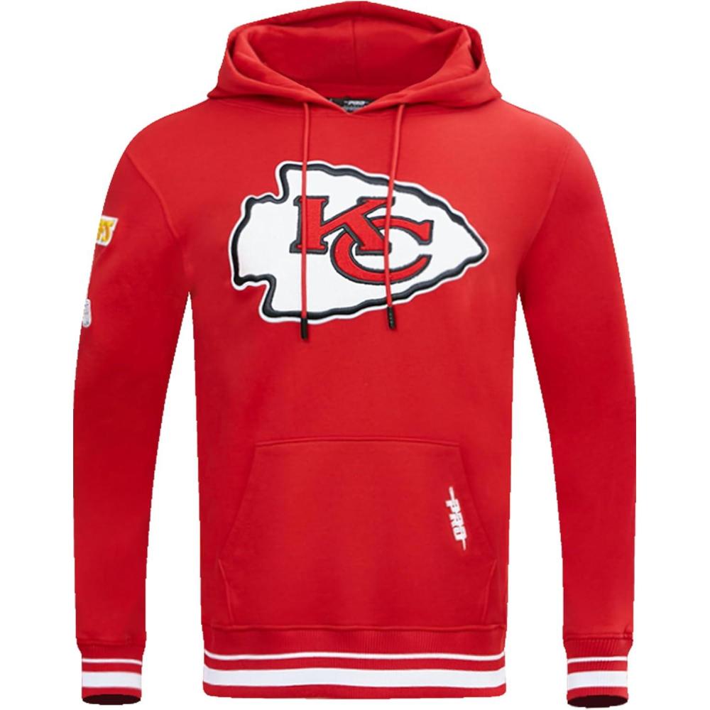 image:imagePro Standard Mens NFL Classic Chenille Pullover HoodieRed