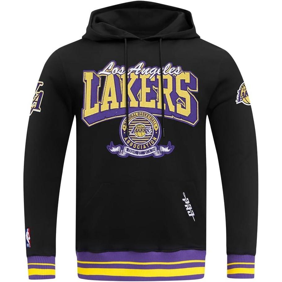 image:imagePro Standard Mens NHL Split Logo Cotton Double Knit Pull Over HoodieBlackPurple