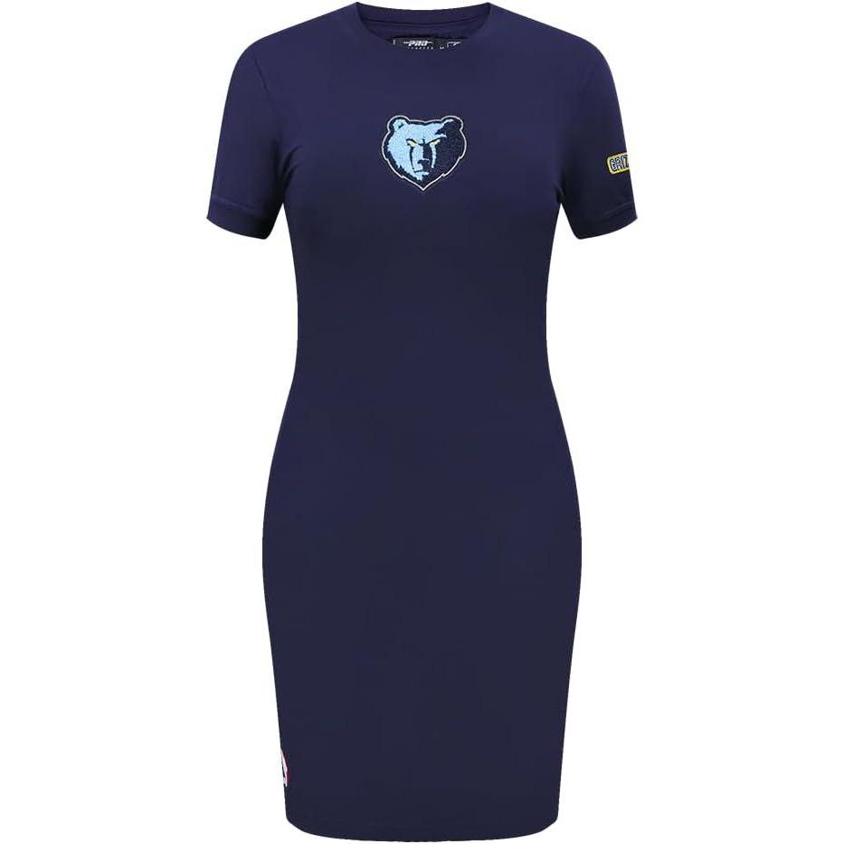 image:imagePro Standard NBA Womens Womens NBA Classic Chenille Cotton Body Con DressMidnight Navy