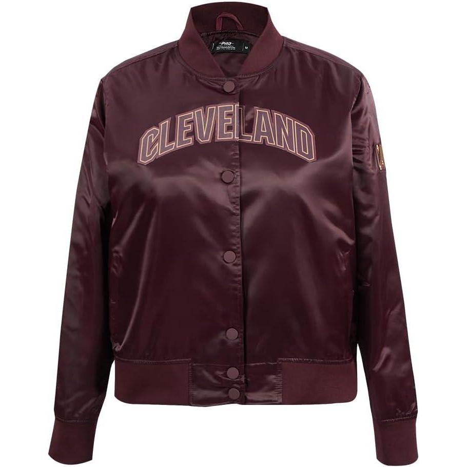 image:imagePro Standard NBA womens Womens Nba Classic Chenille Satin JacketWine