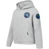 Pro Standard Big Boys NBA Classic Chenille Fleece Pull Over Hoodie(Heather Grey)