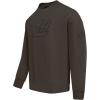 Pro Standard Mens NBA Mash Up Crewneck Sweatshirt(Dark Taupe)