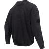 Pro Standard Mens NBA Mash Up Crewneck Sweatshirt(Washed Black)