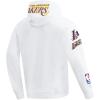 Pro Standard Mens NBA Mash Up Crewneck Sweatshirt(White)