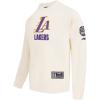 Pro Standard Mens NHL Split Logo Cotton Double Knit Pull Over Hoodie(Eggshell)