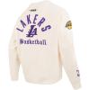 Pro Standard Mens NHL Split Logo Cotton Double Knit Pull Over Hoodie(Eggshell)