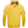 Pro Standard Mens NHL Split Logo Cotton Double Knit Pull Over Hoodie(Yellow)