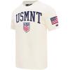 Pro Standard Mens USSF US Soccer Classic Chenille S/S TEE Eggshell S