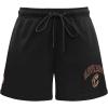 Pro Standard NBA Womens Womens NBA Classic Chenille Brushed Back French Terry Fleece Short(Black)