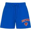 Pro Standard NBA Womens Womens NBA Classic Chenille Brushed Back French Terry Fleece Short(Royal Blue)